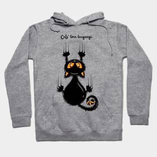 Halloween cat design Hoodie